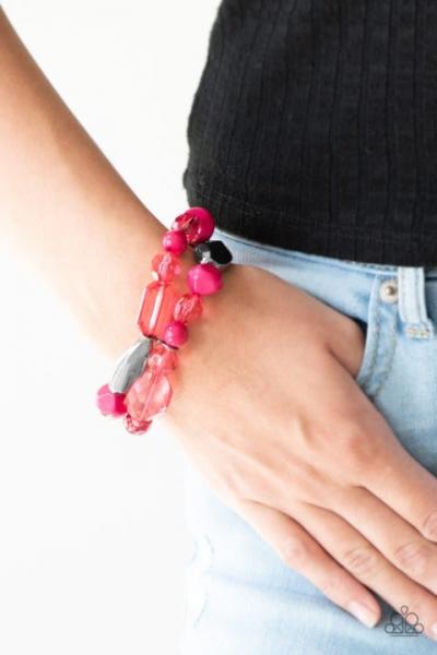 Rockin' Rock Candy - Pink Bracelet