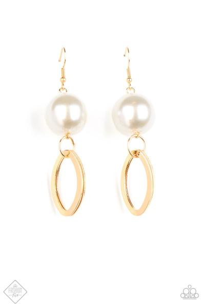 Big Spender Shimmer - Gold Earring