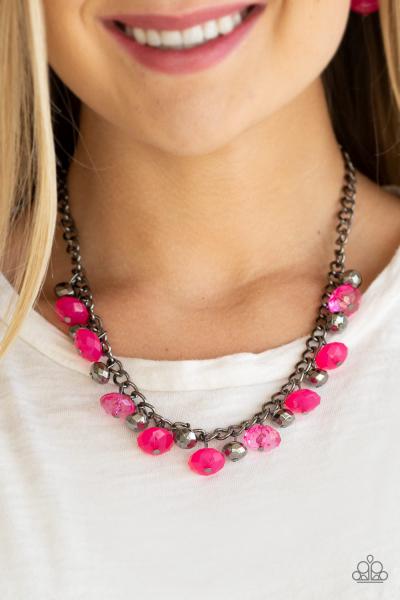 Runway Rebel - Pink Necklace