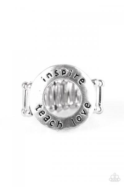 To Teach Is To Learn - Silver Ring