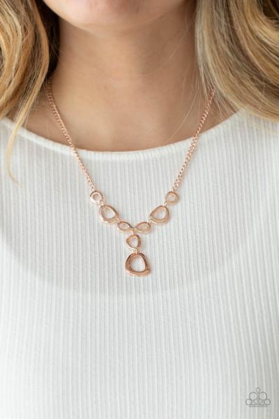 So Mod - Rose Gold  Necklace - Also in Gunmetal