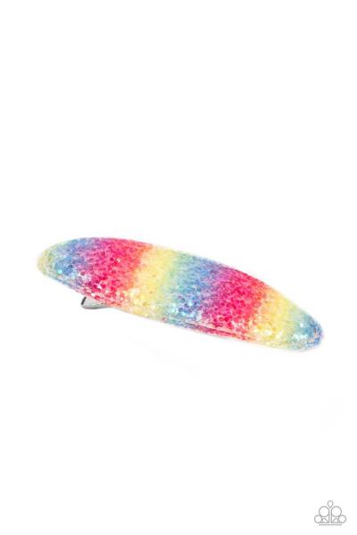 ​Rainbow Pop Summer - Multi Glitter Hair Clip