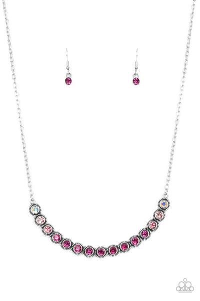 ​Throwing SHADES - Pink Necklace