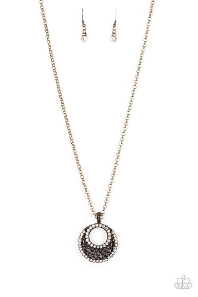 Net Worth - Brass Necklace - Also in White and Copper