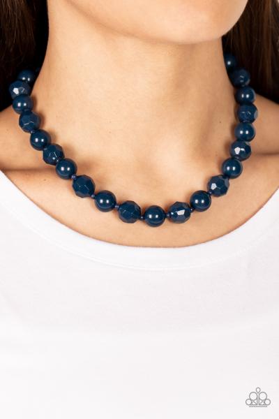 ​Popping Promenade - Blue Necklace