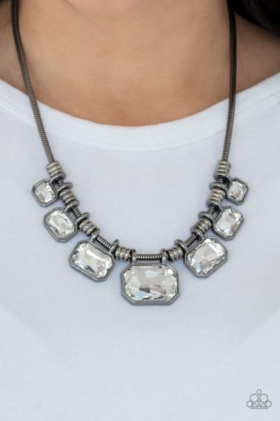 Urban Extravagance - Black Necklace - Also in Silver
