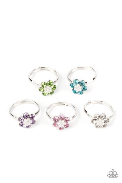 Starlet Shimmer Flower Rings - Kids